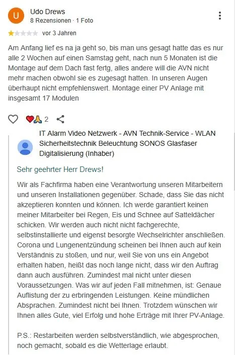 Bewertung